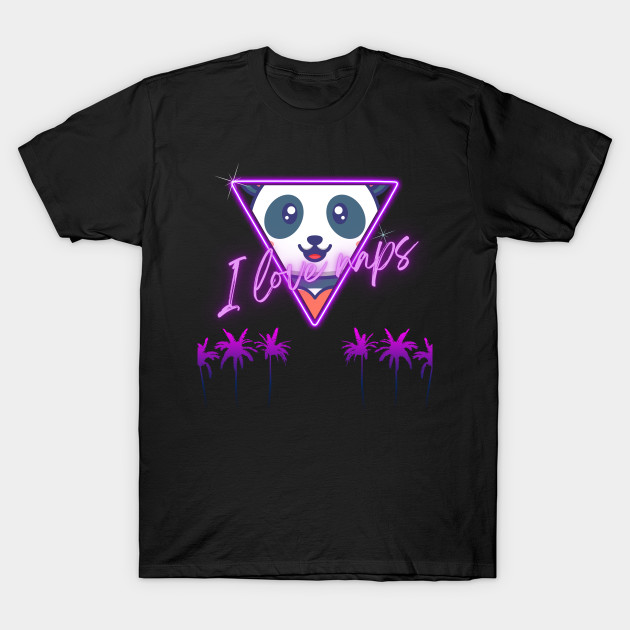 Cute Panda Cyberpunk - I Love Naps - Kawaii Panda #7 by Suga Collection